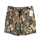 ROWM Swim Trunks Men's Medium Elastic Drawstring Waist Pockets Lined