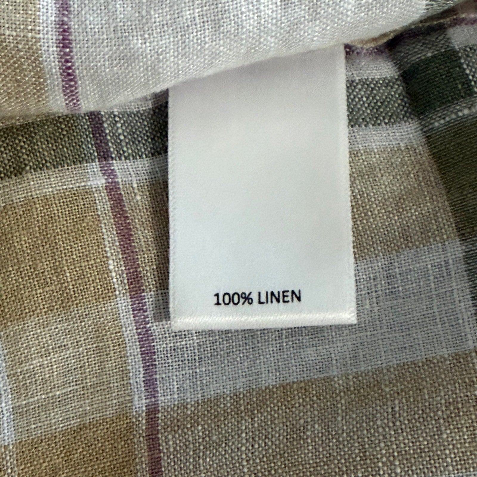 Daniel Cremieux Linen Shirt Men's XXL Cape Town Collection Multicolor Plaid