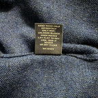 Hart Schaffner Marx Sweater Men's 3XB Big & Tall V-Neck Merino Wool Blue Heather