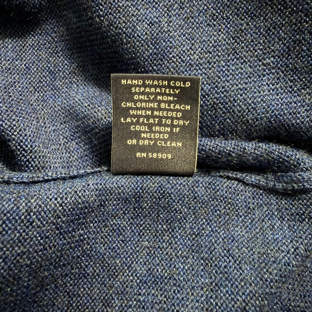 Hart Schaffner Marx Sweater Men's 3XB Big & Tall V-Neck Merino Wool Blue Heather