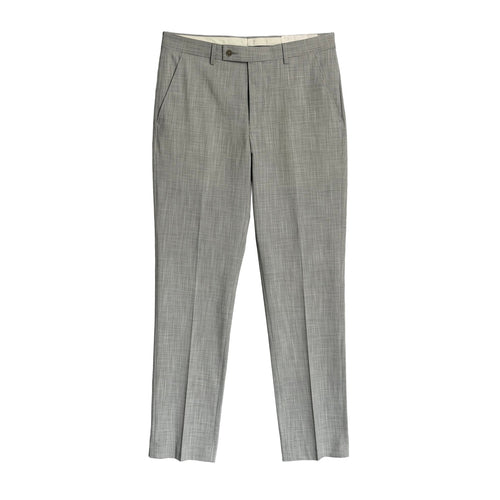 Calvin Klein Dress Pant Men's 32"x32" Slim Fit Flat Front Stretch Light Grey