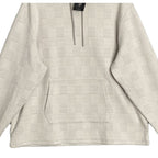 Daniel Cremieux 38 Hoodie Men's XXL Drawstring Hood Lt Grey Heather Check