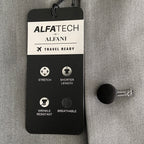 Alfani Vest Men's Small Tuxedo Vest Slim Fit Stretch Fabric Grey & Black