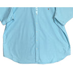 Polo Ralph Lauren Shirt Men's 4XLT Big & Tall Classic Fit Oxford Agean Blue