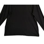 Daniel Cremieux Mock Neck Shirt Signature Solid Interlock Men's XXL Black