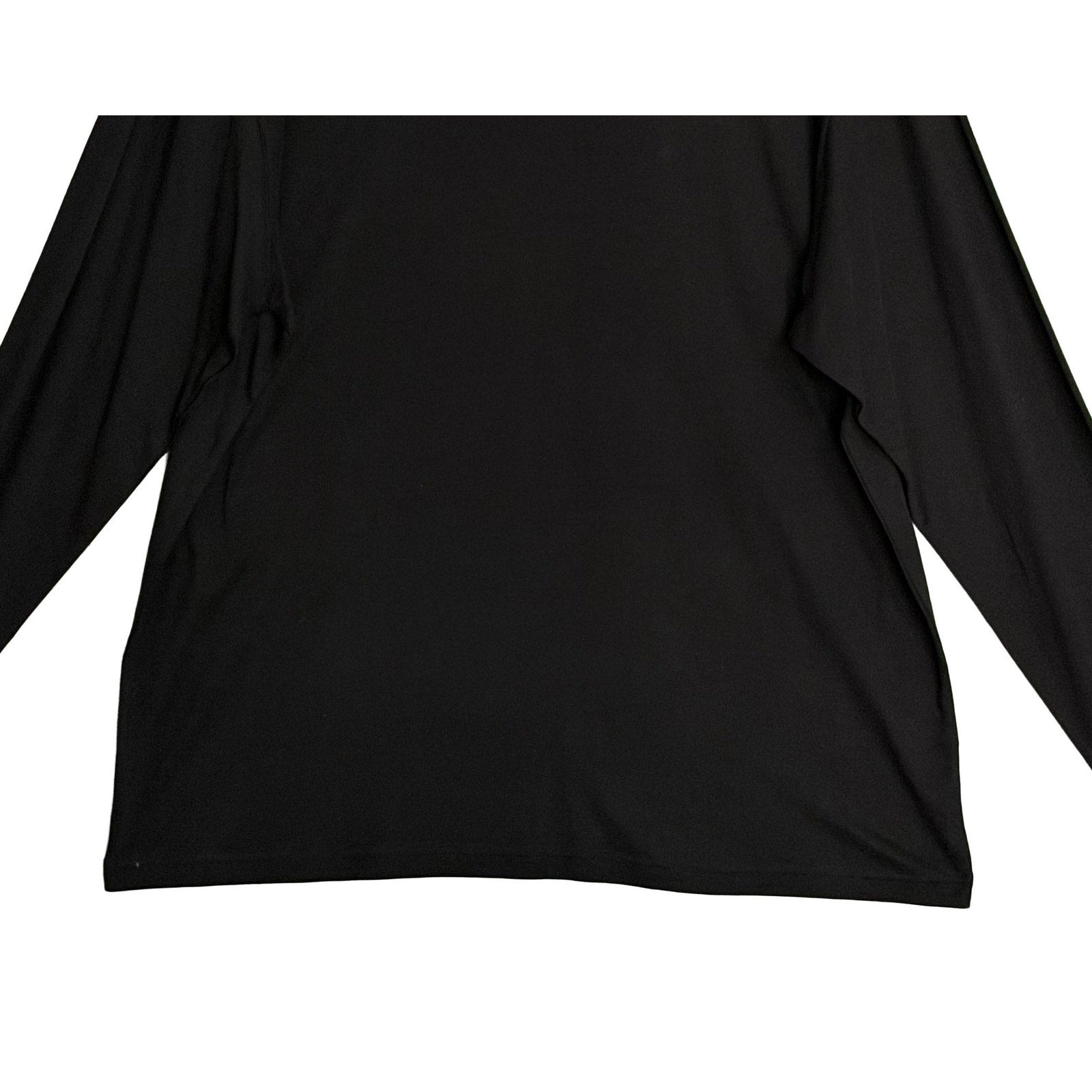 Daniel Cremieux Mock Neck Shirt Signature Solid Interlock Men's XXL Black