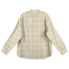 Vince Shirt Men's 2XL Classic Fit Linen Blend Long Sleeve Button-Up Shirt Beige