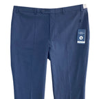 Hart Schaffner Marx Pant Men's 40x30 Dress Pant Platinum New York Fit Blue