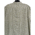 Boss Shirt Men's 3XL Big & Tall Short Slv Stretch Linen Shirt Green Floral