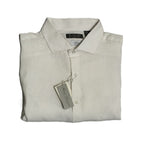 Daniel Cremieux Linen Shirt Men's XXL Signature Albini Fabrics Lucent White