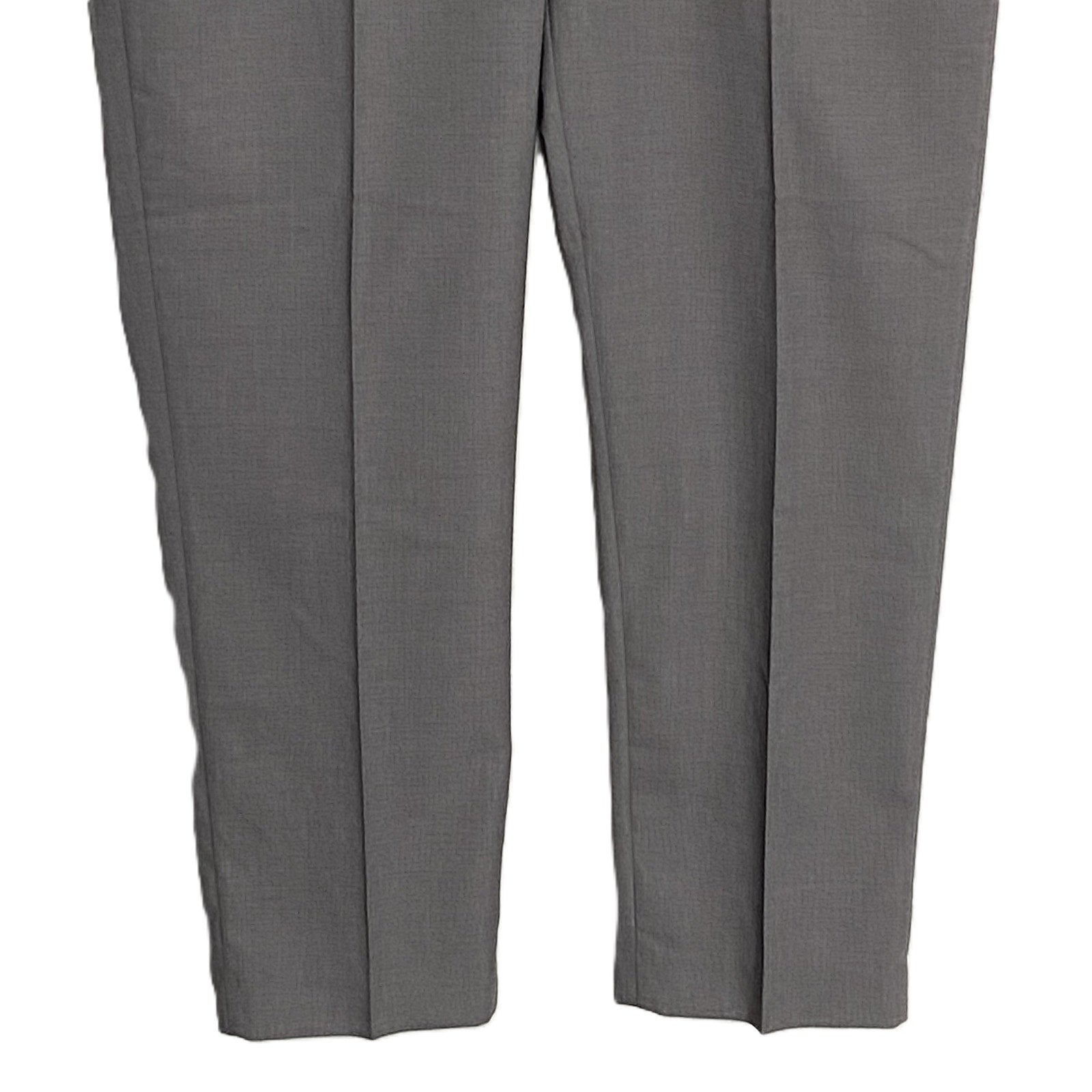 Nautica Ceylon Dress Pant Men's 42x32 Flat Front Active Stretch Dark Grey