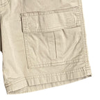 Roundtree & Yorke Shorts Men's 28W Cargo Shorts Classic Fit 7" Inseam Khaki