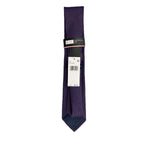 Tommy Hilfiger Men's Tie Juniper Textured Necktie Purple 3" Silk Blend