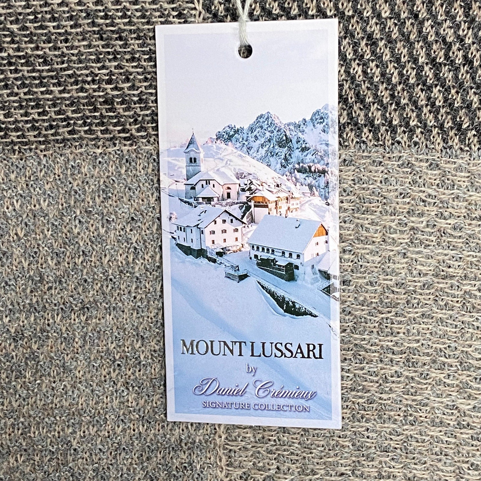 Daniel Cremieux Knit Sweater Men's XL Crew Neck Alpaca Wool Blend Oatmeal