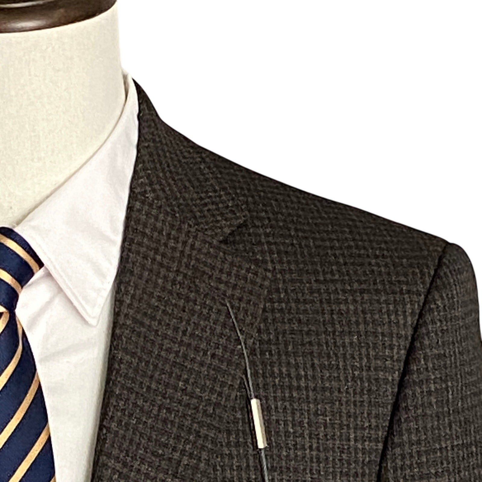 Michael Kors Sport Coat Men's 38 Regular Classic Fit Kent Brown Check