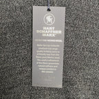 Hart Schaffner Marx Sweater Men's 3XB Big & Tall V-Neck Merino Wool Charcoal