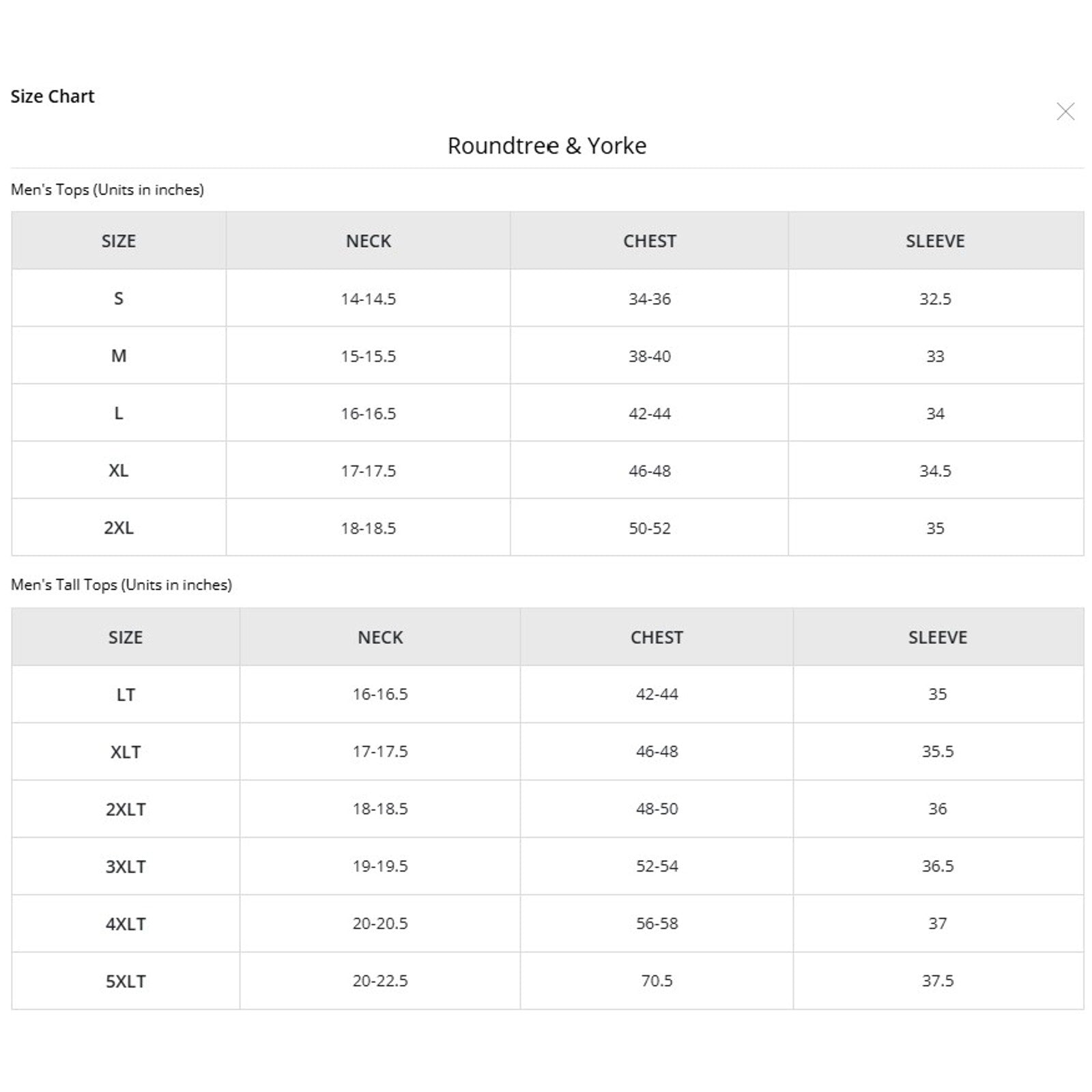Roundtree & Yorke TravelSmart Big & Tall Men's 4XB Dress Shirt Red Plaid