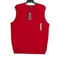 Hart Schaffner Marx Sweater Vest Men's 2XT Big & Tall Wool Red