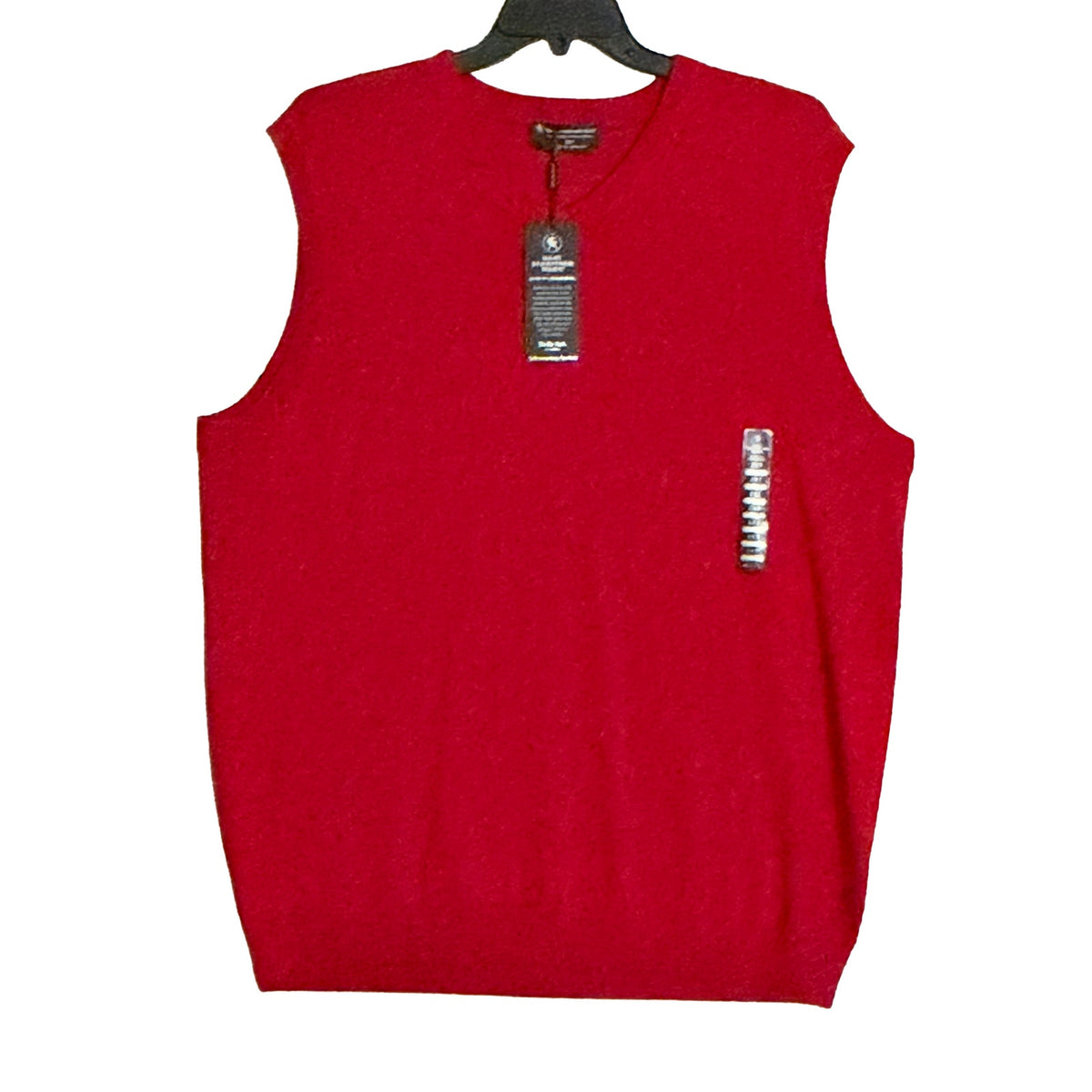 Hart Schaffner Marx Sweater Vest Men's 2XT Big & Tall Wool Red