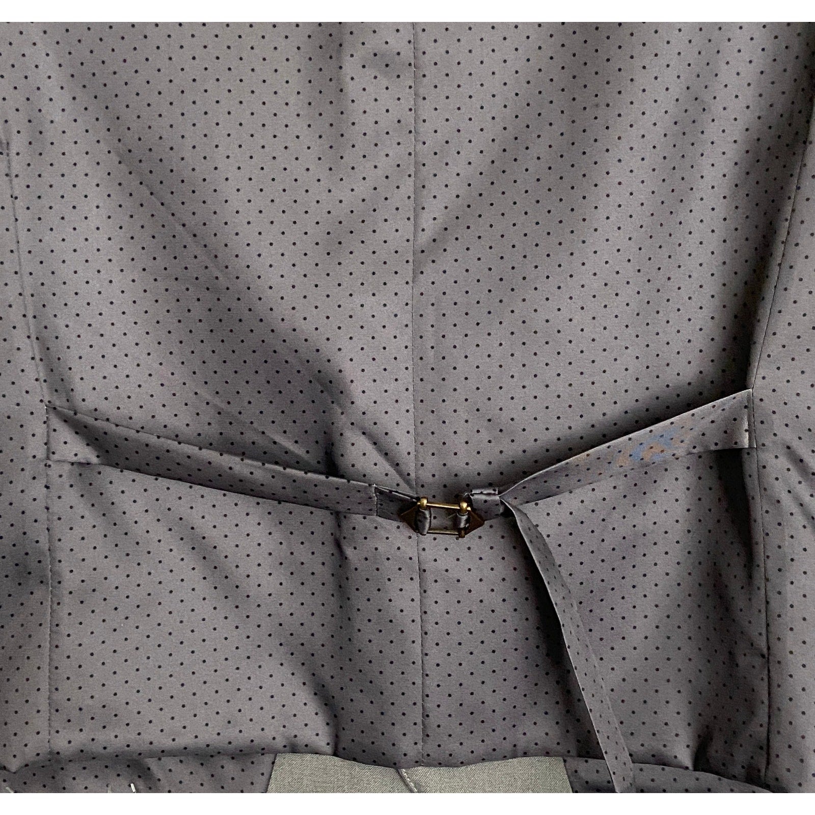 Alfani Vest Men's Small Tuxedo Vest Slim Fit Stretch Fabric Grey & Black