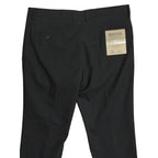 Kenneth Cole Dress Pants Men's 36"x29" Stretch Slim Fit Large Blue Plaid