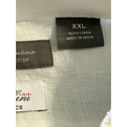 Daniel Cremieux Linen Shirt Men's XXL Signature Albini Fabrics Lucent White