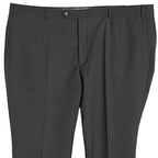 Daniel Cremieux Dress Pant Men's 46R Traveler Raw Hem Comfort Waistband Grey
