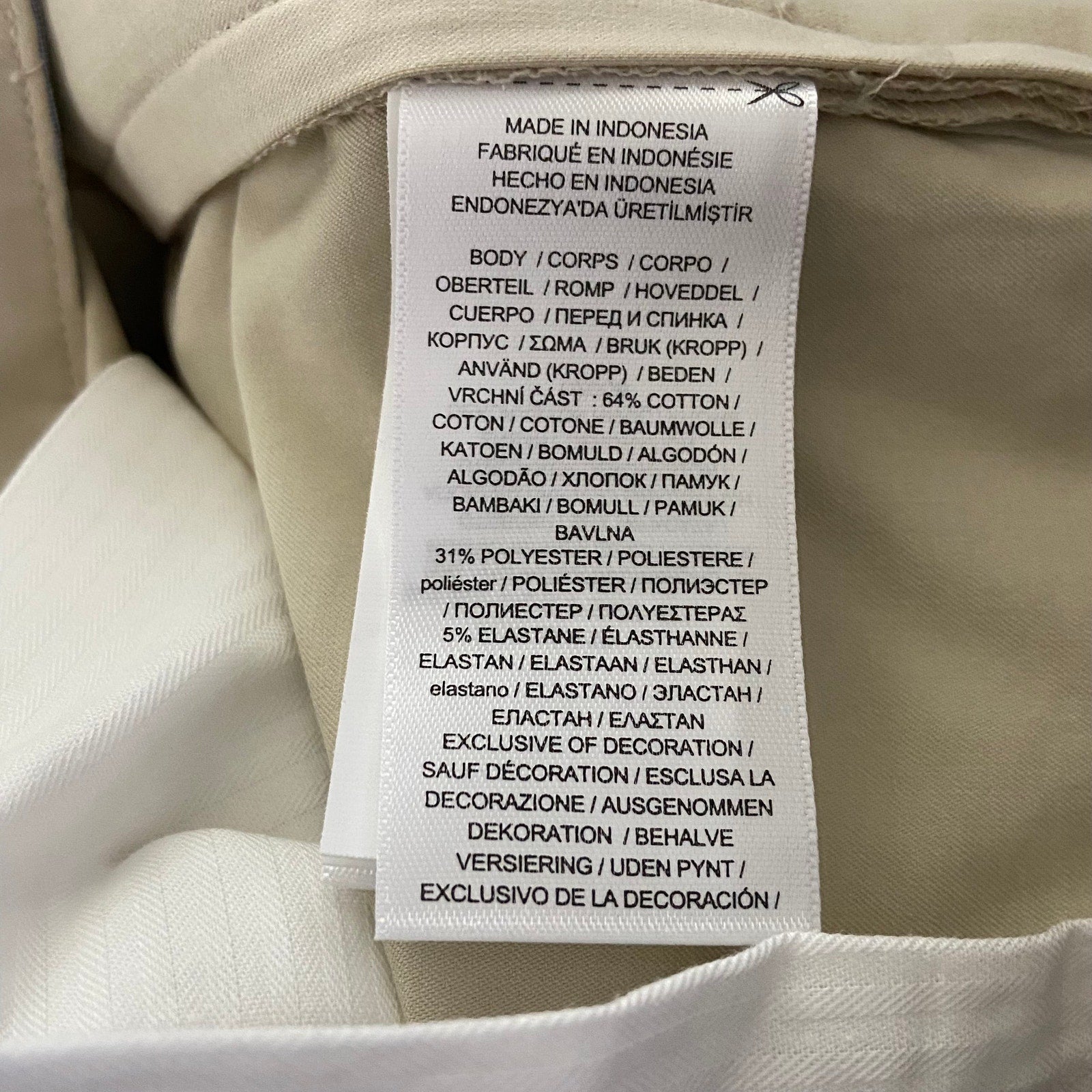 Polo Ralph Lauren Pants Performance Golf Tailored Fit Basic Sand Men's 34x32