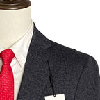 Bar III Sport Coat Men's 40 Short Slim Fit Stretch Dark Blue Herringbone