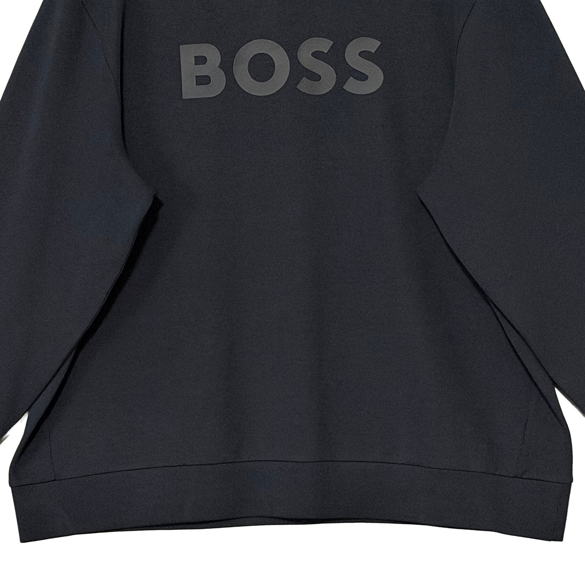 Boss Salbo Pullover Sweatshirt Men's 3XL Big & Tall Crew Neck Black
