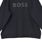 Boss Salbo Pullover Sweatshirt Men's 3XL Big & Tall Crew Neck Black