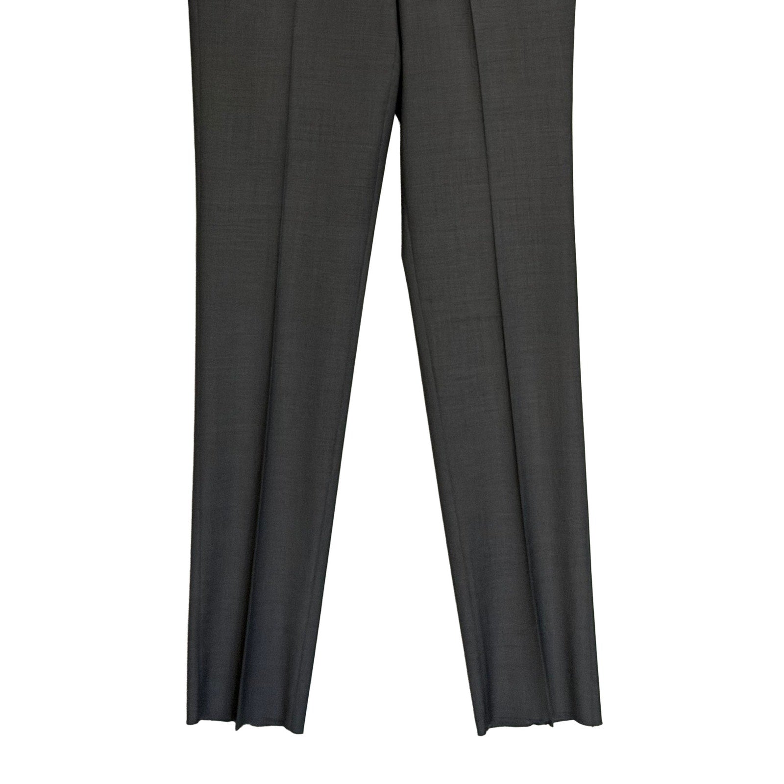 Daniel Cremieux Dress Pant Men's 30R Traveler Raw Hem Comfort Waist Charcoal