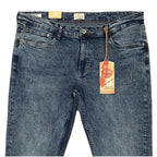 Weatherproof Vintage Men's 40x32 Slim Fit Vintage Soft-Lux Blue Denim Jeans