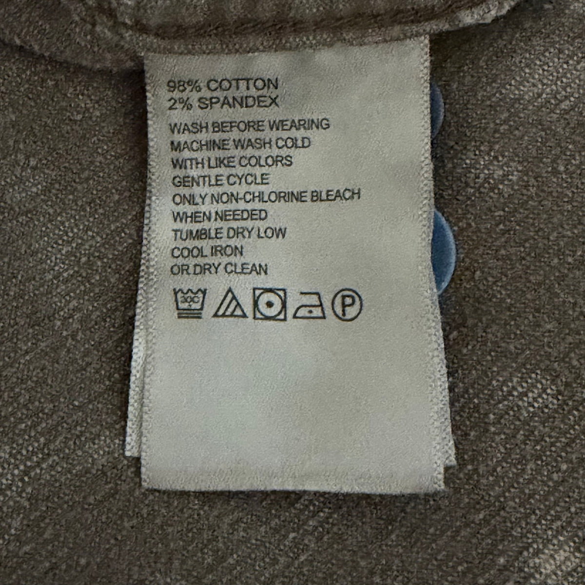 Tommy Bahama Corduroy Shirt Men's XXL Coastline Cord Sun Fade Brownstone