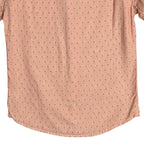 The Normal Brand Shirt Men's Small Short Sleeve Button-Up Copper Dobby