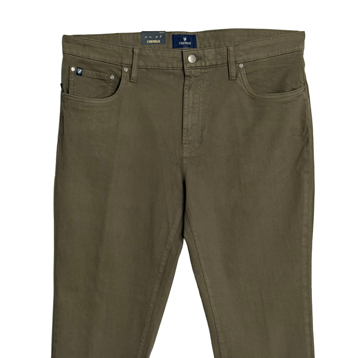 Daniel Cremieux Denim Pants Men's 38"x32" Madison Classic Fit Deep Olive