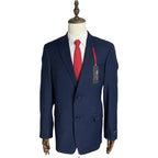Tommy Hilfiger Suit Jacket Men's 40L THFlex Adams Wool Blend Blue Check NEW