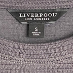 Liverpool Los Angeles Men's Small Crew Neck Long Sleeve T-Shirt Grey