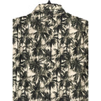 Armani Exchange Casual Shirt Men's Small Short Sleeve White/Green Resort