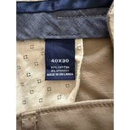 Daniel Cremieux Slim Fit Chino Men's 40"x30" Stretch Tapered Leg Khaki