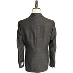 Calvin Klein Sport Coat Slim-Fit Wool Black/White Herringbone Men's 40 Long