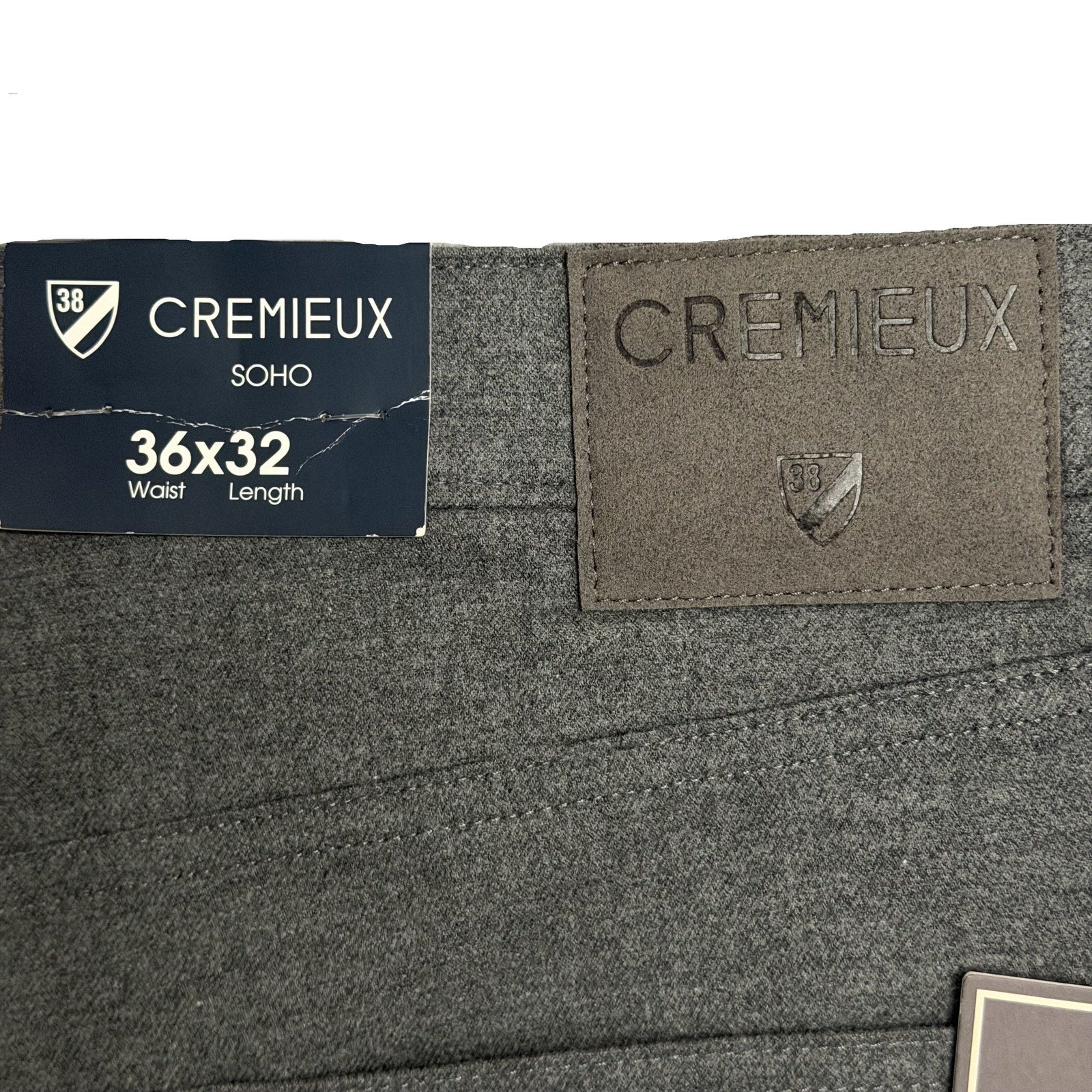 Daniel Cremieux Men's 36"x32" Blue Label St. Moritz 5-Pocket Flannel Pants