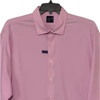 Johnnie-O Men's XXL Travis Everyday Performance Button-Up Shirt Porto Pink