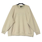 Boss Salbo Pullover Sweatshirt Men's 4XL Big & Tall Crew Neck Open White