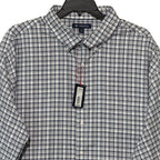Daniel Cremieux Dress Shirt Men's 4XB Big & Tall Button-Down Stretch Check NWT