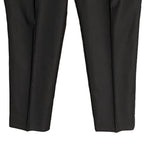 Perry Ellis Dress Pants Men's 36x29 Slim Fit Single Pleat Easy Care Black