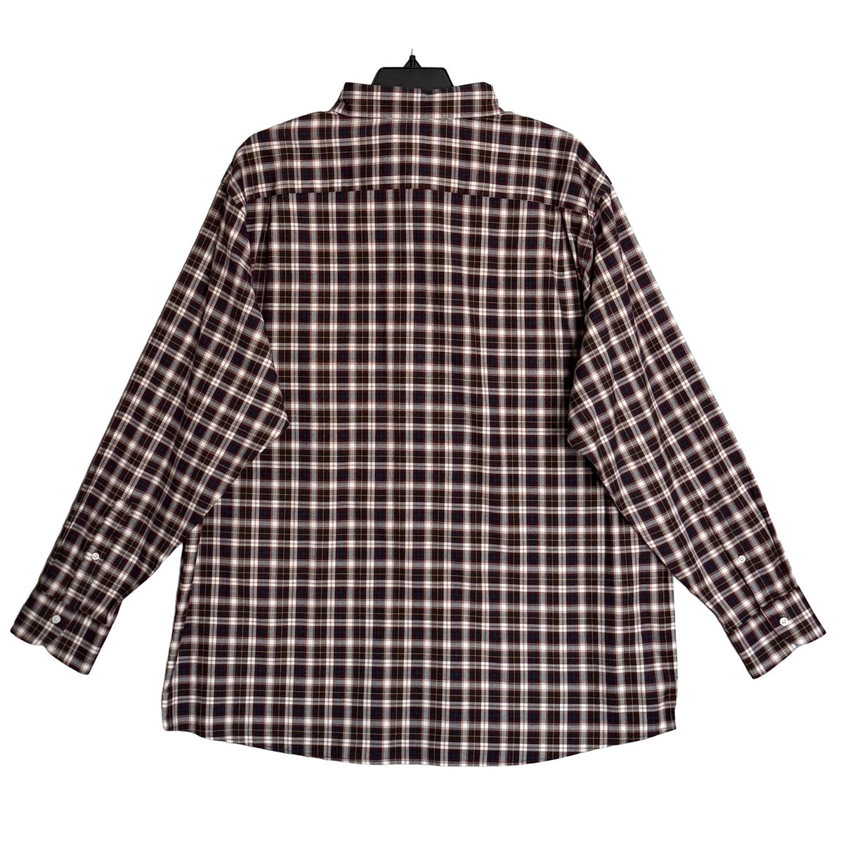 Daniel Cremieux Dress Shirt Men's 2XT Big & Tall Button-Down Stretch Plaid