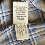 Johnnie-O Shirt Men's Small Long Sleeve Button Down Blue & Gray Plaid