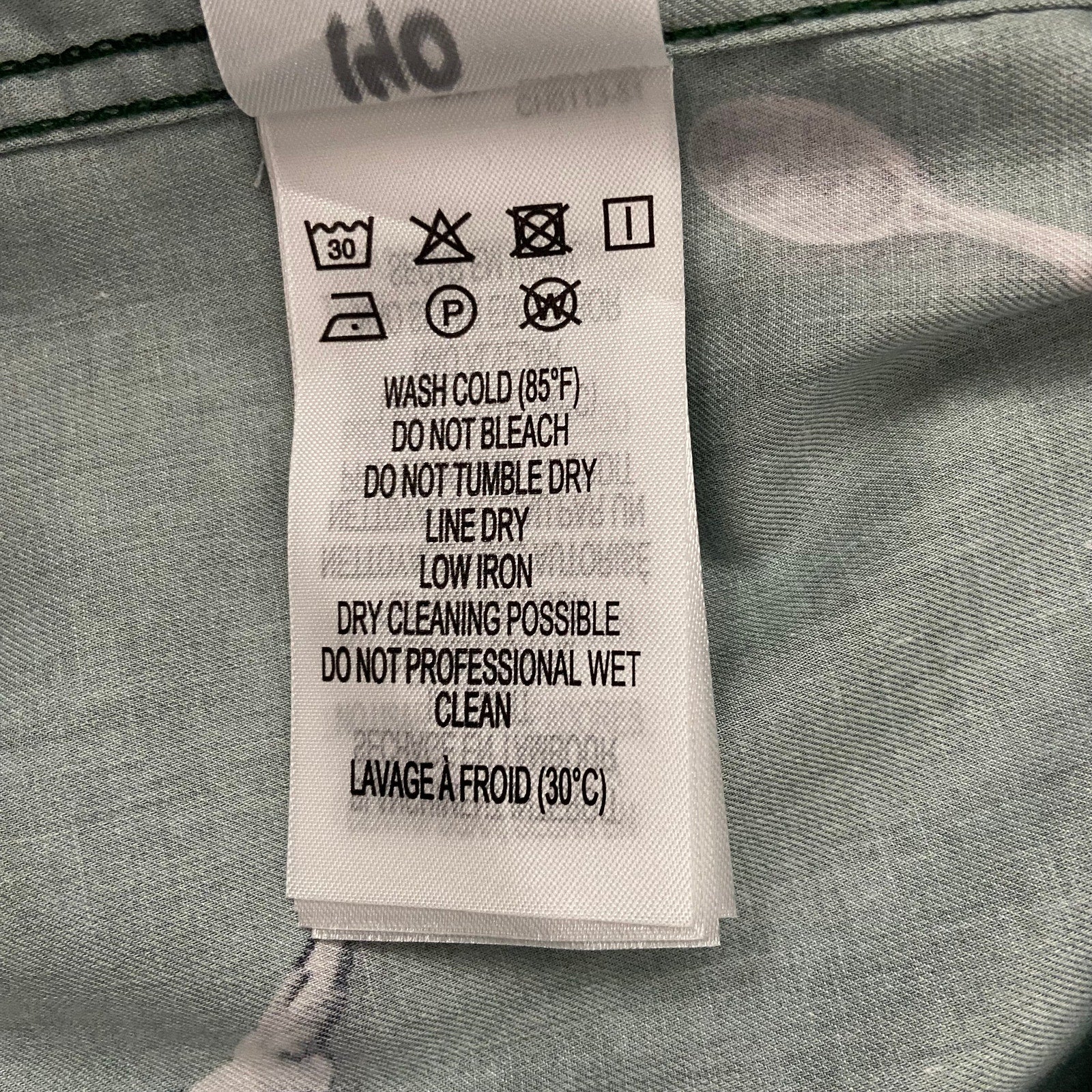 Lacoste Camp Shirt Men's Medium Relaxed Fit Short Sleeve Rene Lacoste Print NEW