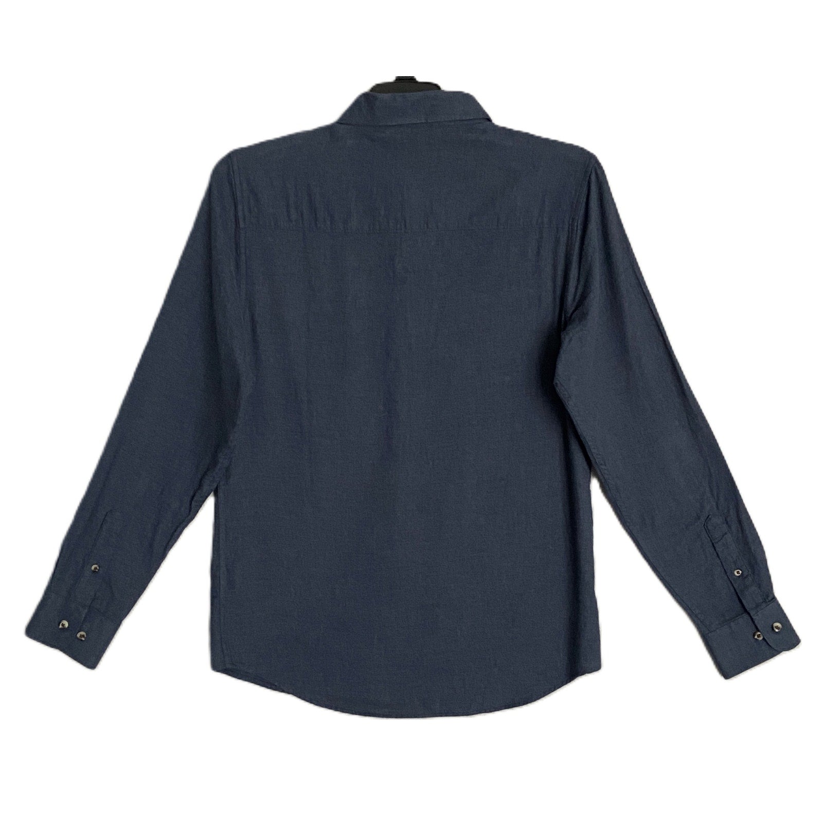 Travis Mathew Men's Small Cloud Collection Flannel Shirt Blue Heather